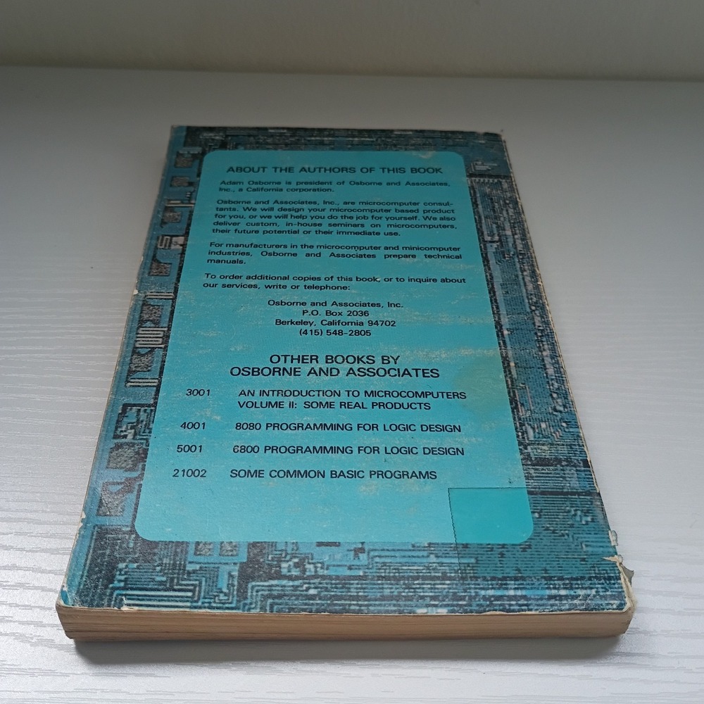 An Introduction To Microcomputers Volume 1; Adam Osborne; VINTAGE 1976 - Picture 7 of 10
